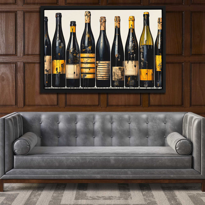 Bottle Harmony - Large Canvas Print