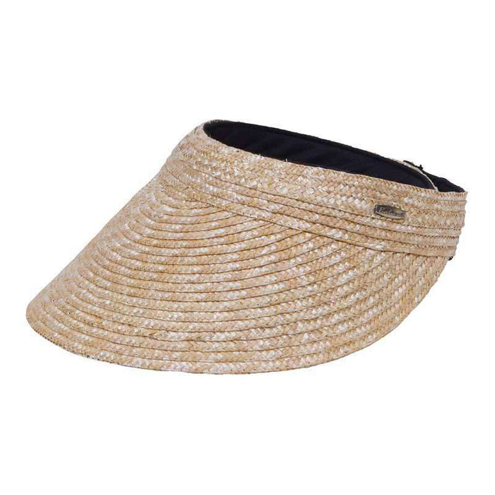 Braided Laichow Sun Visor by Karen Keith Visor Cap Great hats by Karen Keith V88NT Natural