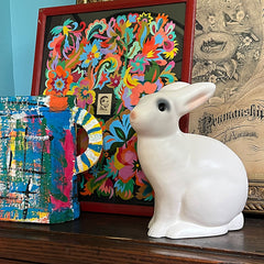 Bunny Rabbit Sculpture Table Lamp