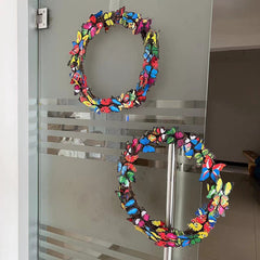Gadget Gerbil Butterfly Front Door Wreath