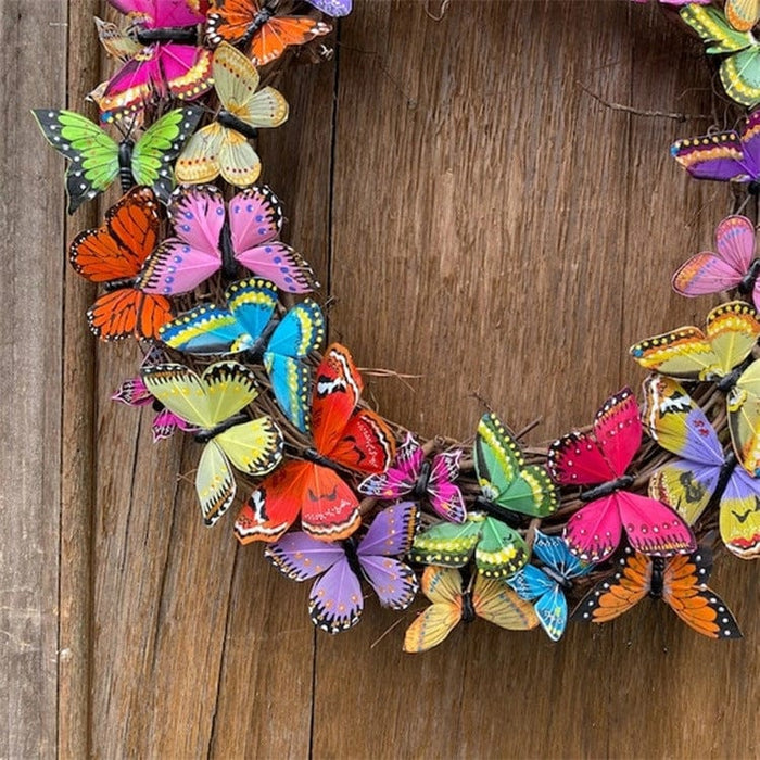 Gadget Gerbil Butterfly Front Door Wreath