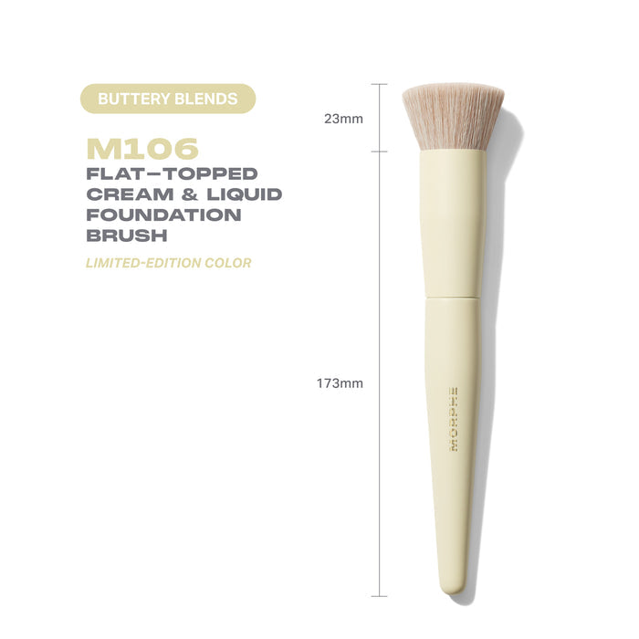 Buttery Blends M106 Flat-Topped Foundation Brush