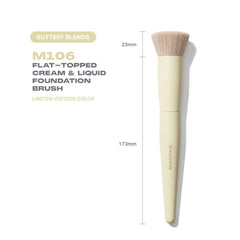 Buttery Blends M106 Flat-Topped Foundation Brush