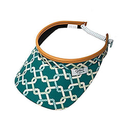 Cape Cod Golf Sun Visor with Coil Lace by GloveIt Visor Cap GloveIt V223 Teal