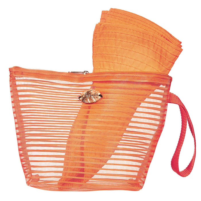 Cappelli's Packable Hat and Bag Set Wide Brim Hat Cappelli Straworld WSbag937OR Orange