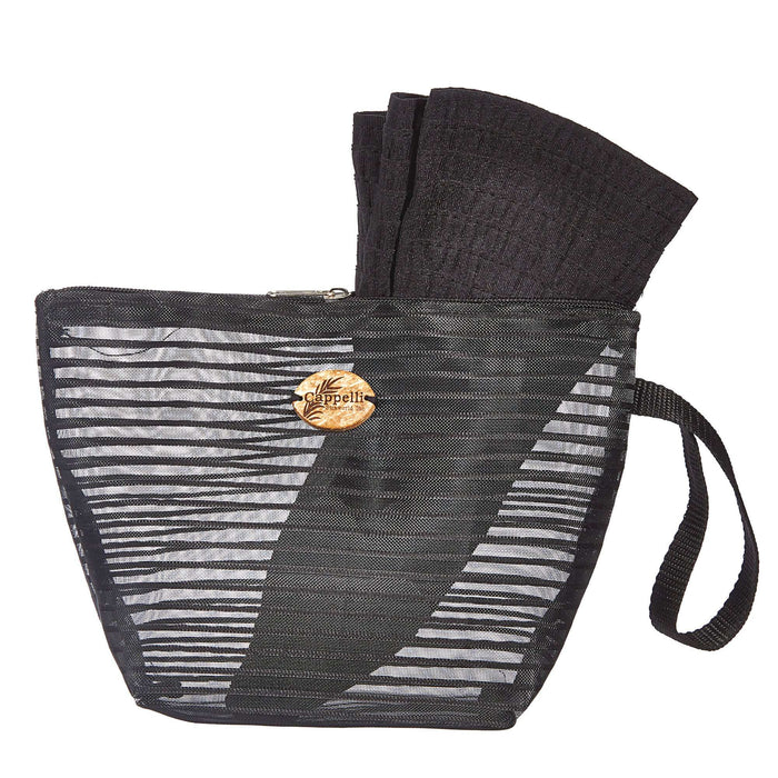 Cappelli's Packable Hat and Bag Set Wide Brim Hat Cappelli Straworld WSbag937BK Black