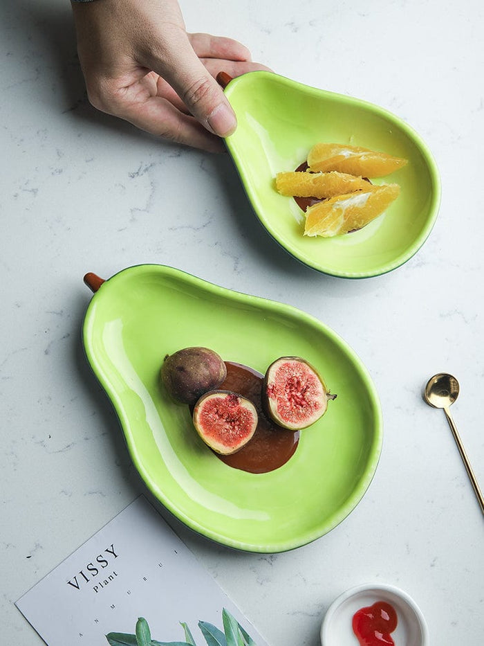 Gadget Gerbil Ceramic Avocado Plate