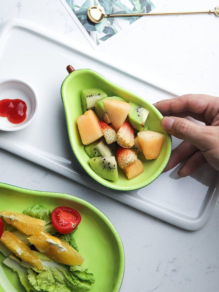Gadget Gerbil Ceramic Avocado Plate