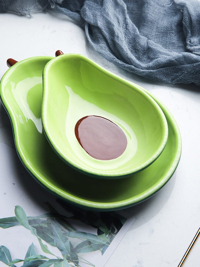 Gadget Gerbil Ceramic Avocado Plate