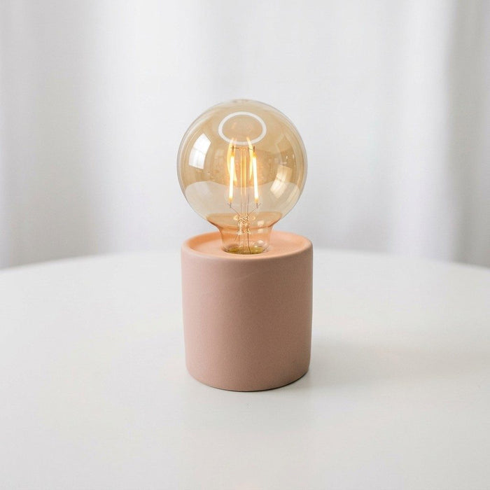 Ceramic LED Lamp - Rosa Champagne