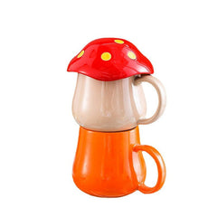 Gadget Gerbil Creative Mushroom Ceramic Cup Student Lovers Cup