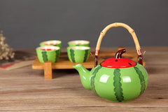 Gadget Gerbil Ceramic Watermelon Shaped Tea Set