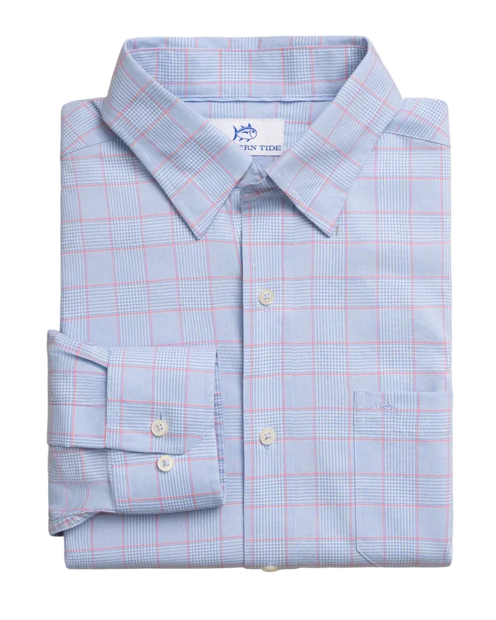 Charleston Coral Springs Plaid Sportshirt (Ocean Channel)