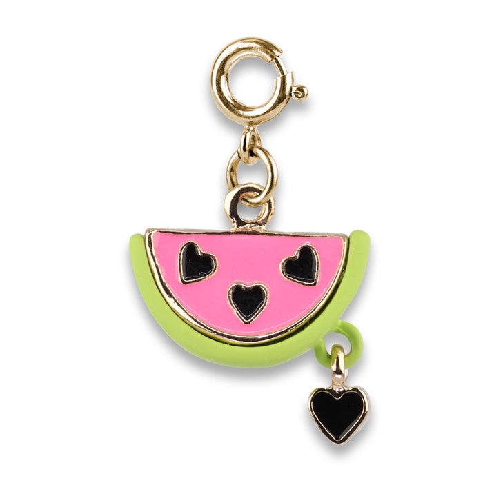 Charm It! Gold Watermelon Charm