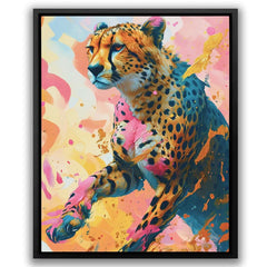 Cheetah Chasing - Africa Art for Bedroom