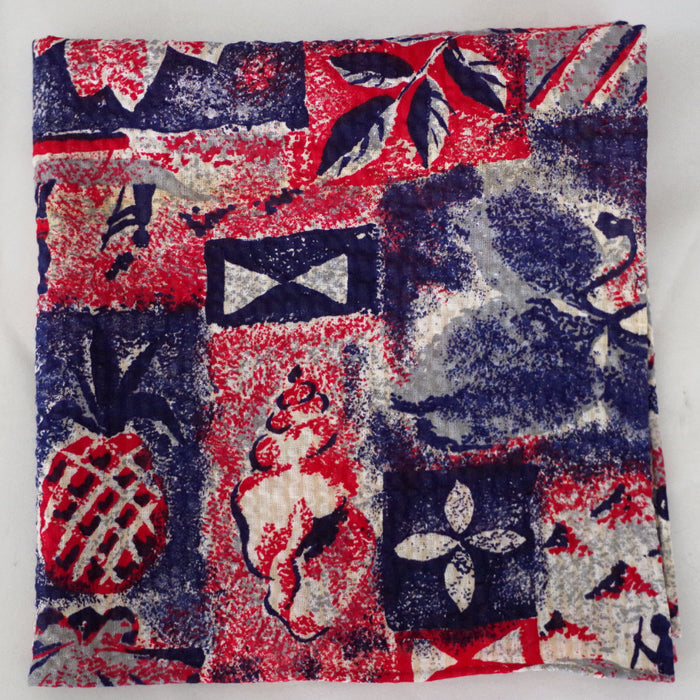 Chilled-Out Island Pattern Seersucker Cotton Pocket Square by Put This On