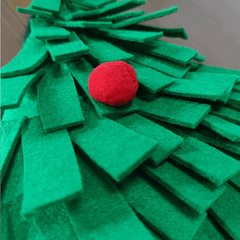Gadget Gerbil Christmas Tree Shaped Dog Snuffle Mat