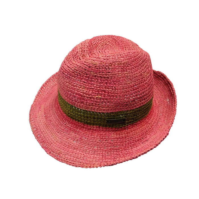 Christy's Crochet Raffia Fedora Hat Fedora Hat Christys' London