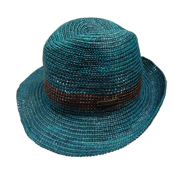 Christy's Crochet Raffia Fedora Hat Fedora Hat Christys' London