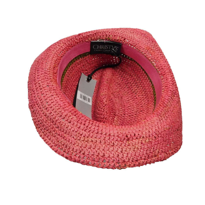 Christy's Crochet Raffia Fedora Hat Fedora Hat Christys' London