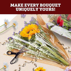 Clear Bouquet Sleeves (Small)
