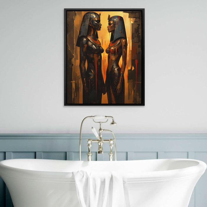 Cleopatra's Kiss - Black Wall Art