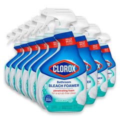 Clorox Bleach Foamer Bathroom Spray Ocean Mist - 30 oz - 9 Pack