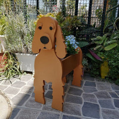 Gadget Gerbil Cocker Spaniel Shaped Flower Planter