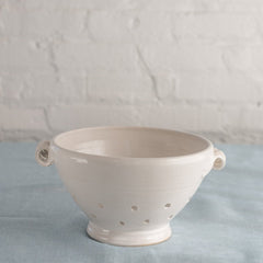 colander - berry bowl - fd pottery - made in the usa - fd pottery - ceramic colander