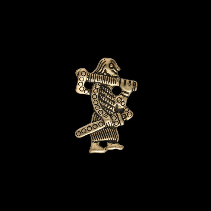 vkngjewelry Pendant Pendant"Warrior Amulet from Klahammar" bronze