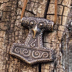 vkngjewelry Pendant Thor's Hammer Pendant Bronze Mjolnir From Scania Island
