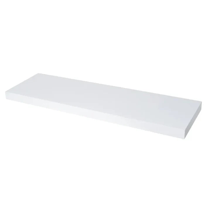 Concealed Floating Shelves - Set of 3 - Matte White - 31-1/2 inch (800 mm)
