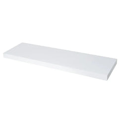 Concealed Floating Shelves - Set of 3 - Matte White - 31-1/2 inch (800 mm)