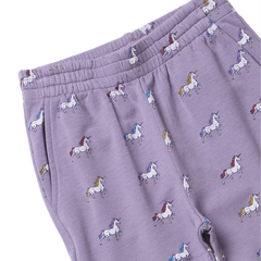 Coop Kids by Pink Chicken Baby Jax Jogger Set in Rainbow Unicorns