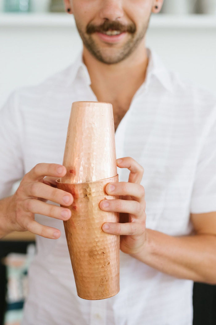 Copper Boston Shaker Set