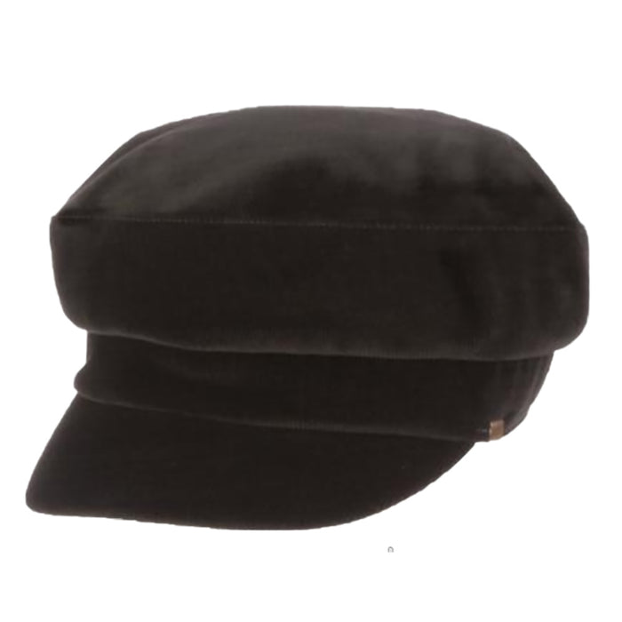 Corduroy Fisherman Cap for Women - Scala Hats Cap Scala Hats LW732-BLK Black OS