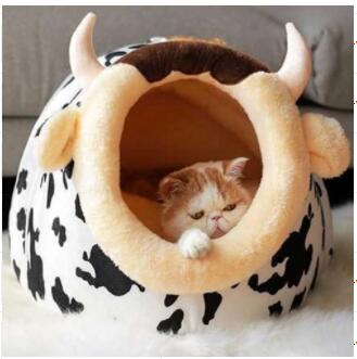 Gadget Gerbil Cow Shaped Cat Bed