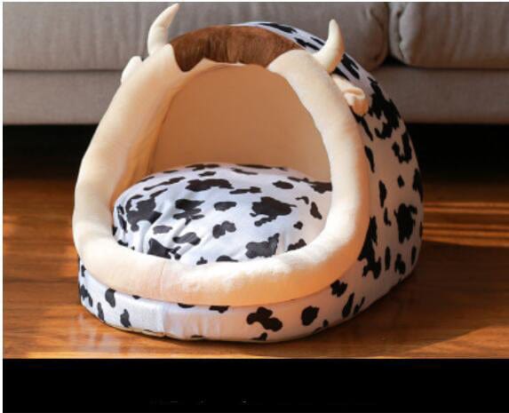 Gadget Gerbil Cow Shaped Cat Bed