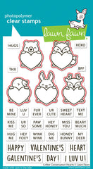 critter conversation hearts lawn cuts