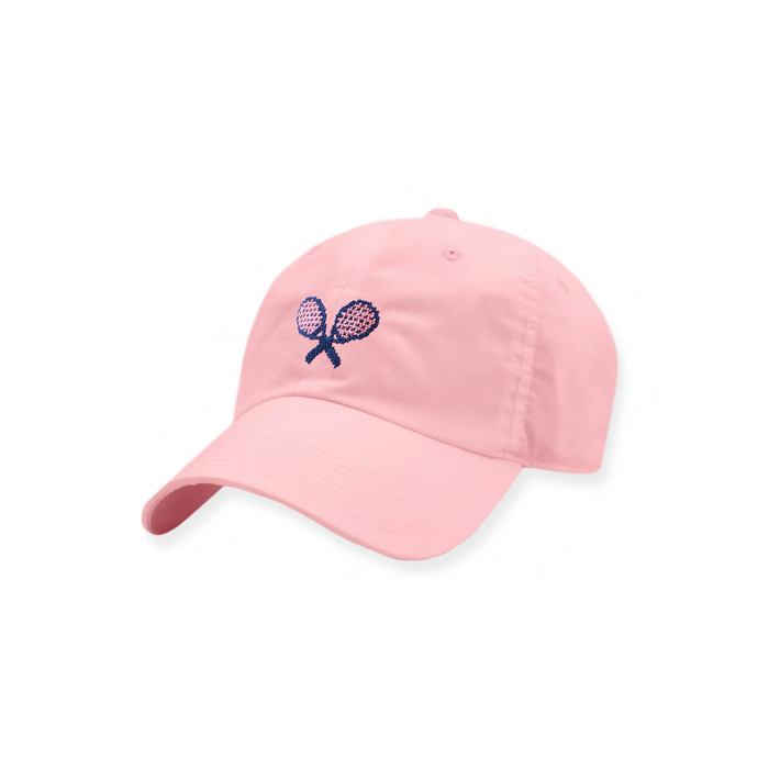 Crossed Raquets Performance Hat (Cherry Blossom)
