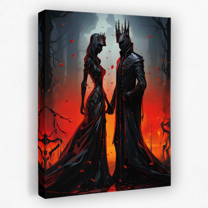 Dark Lords - Couples Canvas Wall Art
