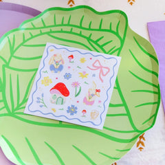 Daydream Society Bunnies In The Garden Overalls Sticker Sheets