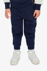 Deux Par Deux Fleece Sweatpants With Pockets in Blue