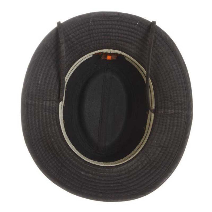Distressed Cotton Tiller Hat - Stetson Legendary Hats Safari Hat Stetson Hats