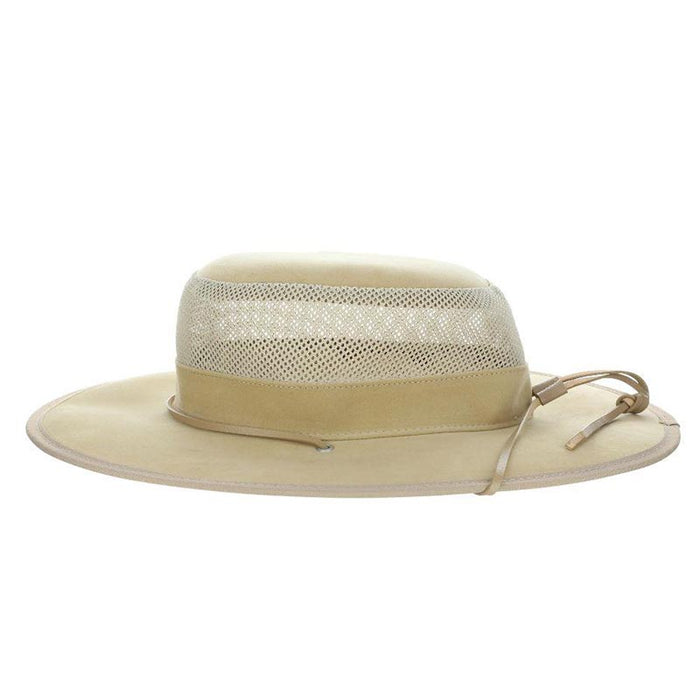 DPC Global Boonie Soaker Hat with Chin Cord - Dorfman Hats Bucket Hat Dorfman Hat Co. MC403OS-NAT Natural S/M