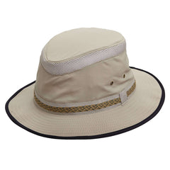 DPC Global Boonie with Embroidered Band Bucket Hat Dorfman Hat Co. MSmc313M Khaki S/M