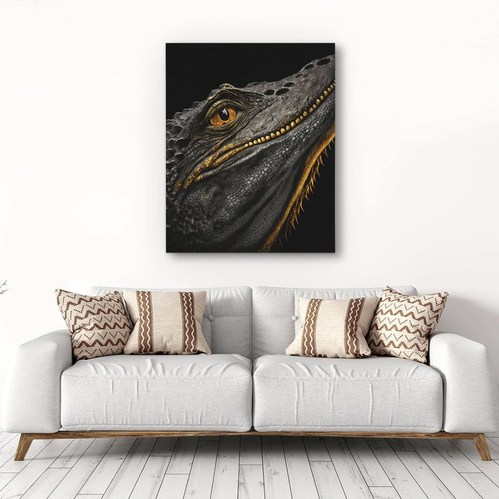 Dragon's Eye - Wall Art in Black Frame