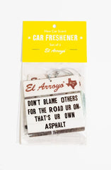 El Arroyo Ur Own Asphalt Car Air Freshener