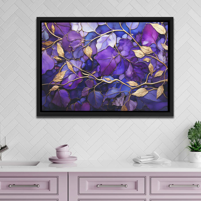 Eternal Garden - Gold Wall Art for Kitchen