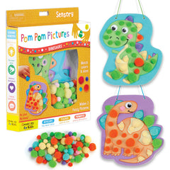 Faber-Castell Pom Pom Dinosaur Pictures Activity Kit